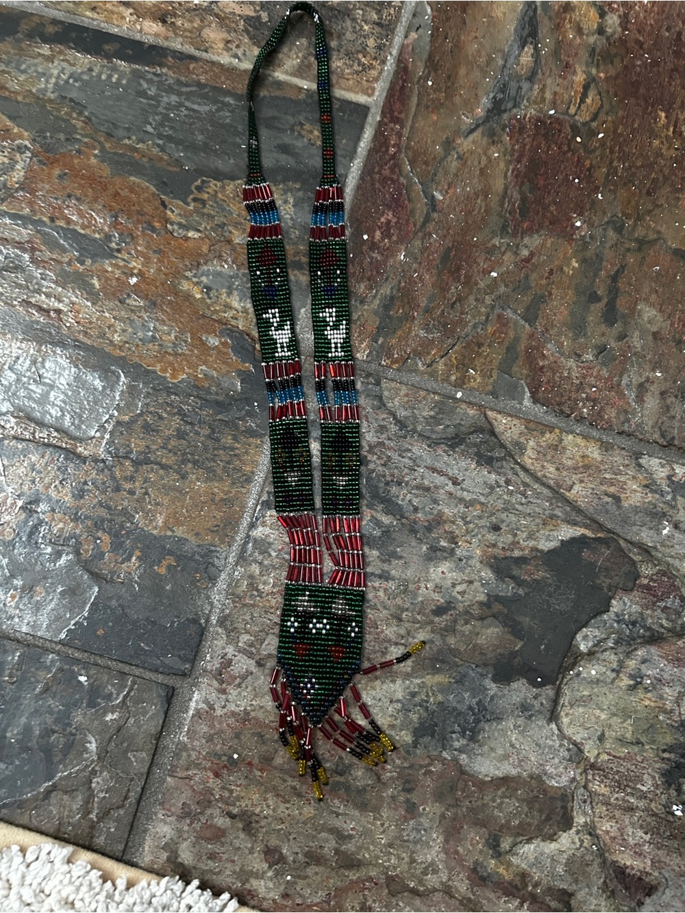 Native American beaded necklace